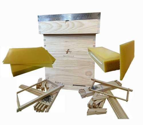Bee hive national cedar brood - bee, cedar,
