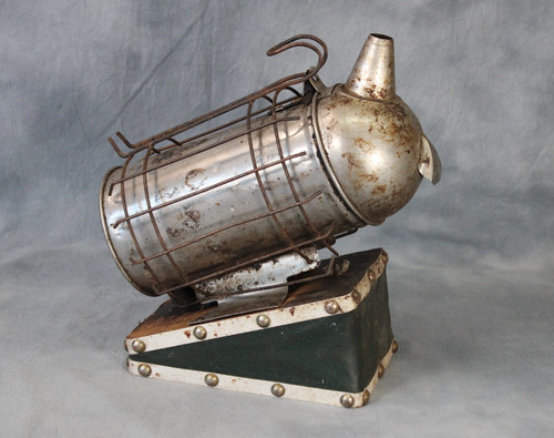 Antique vintage galvanised bee - antique,